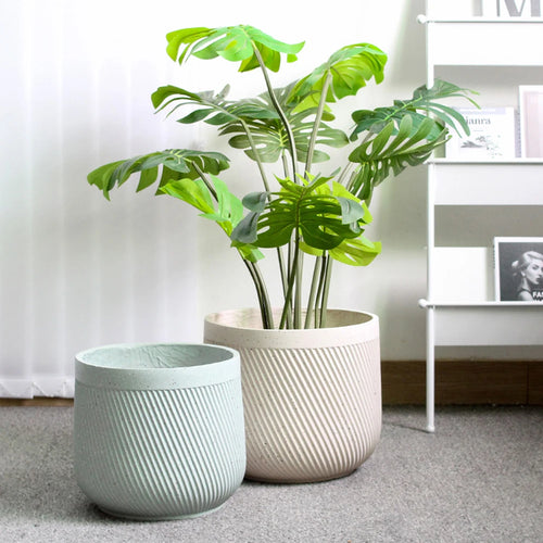 moule en silicone pour pot de fleurs en béton design européen