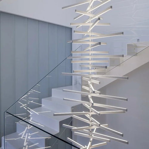 suspension nordique à leds pour décoration moderne intérieure