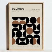 Geometric Bauhaus posters minimalist abstract modern wall art