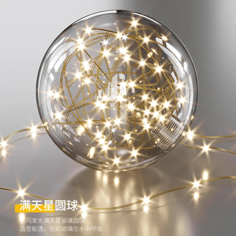 lustre moderne nordique luxe pour bar et restaurant étoilé - vue 7 sur 8