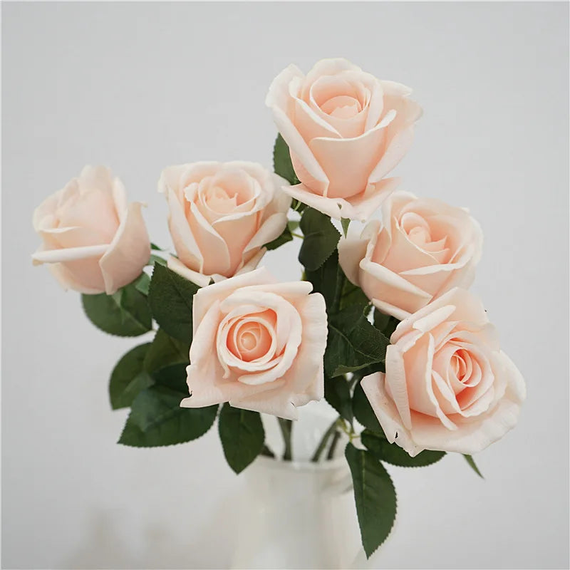 Artificial latex flowers for elegant and realistic decor - vue 4 sur 12