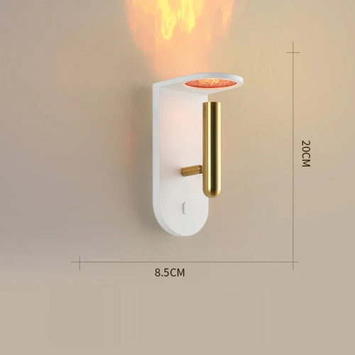 Modern minimalist luxury LED flame chandelier home decor - vue 8 sur 9