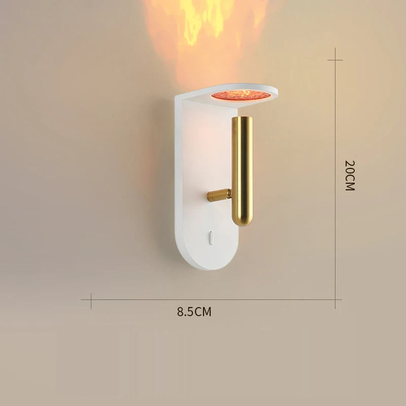 Luxurious decorative post-modern minimalist LED flame chandelier - vue 8 sur 9
