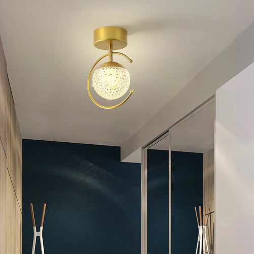 plafonnier led acrylique éclairage luxe intérieur gradation continue - vue 5 sur 10