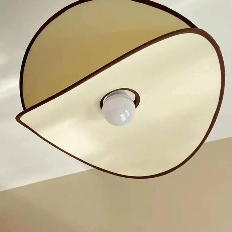 lustre led suspendu en tissu 	 style réglable - vue 6 sur 10