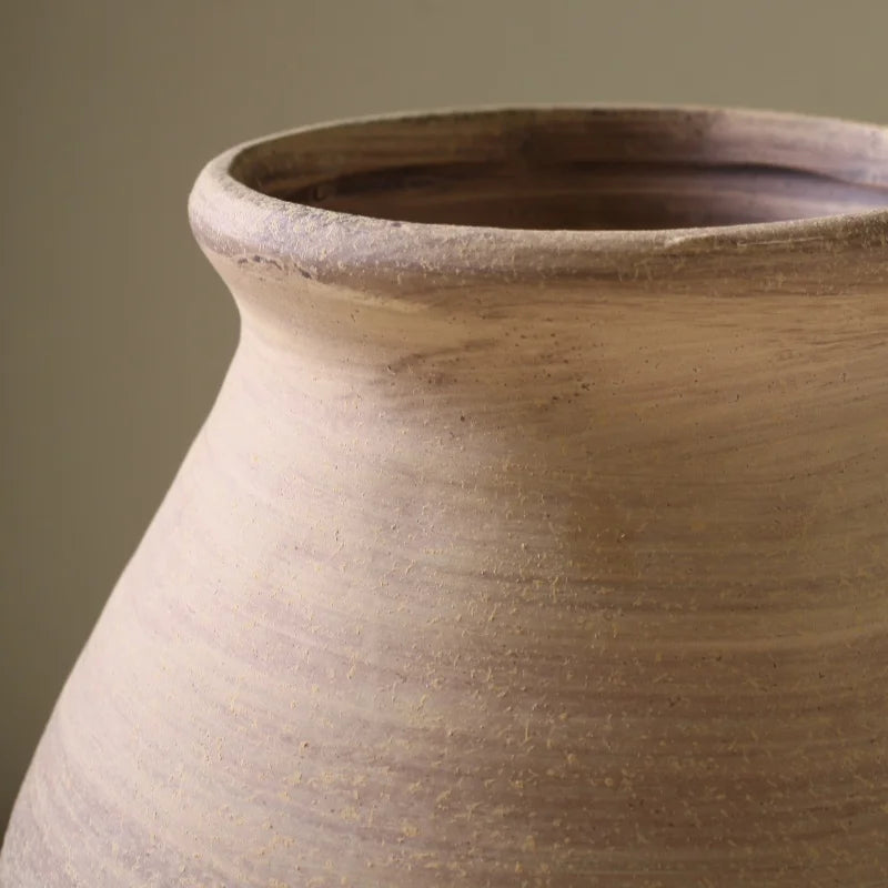 vase rétro en céramique fait main pour décoration fleurs séchées - vue 6 sur 6