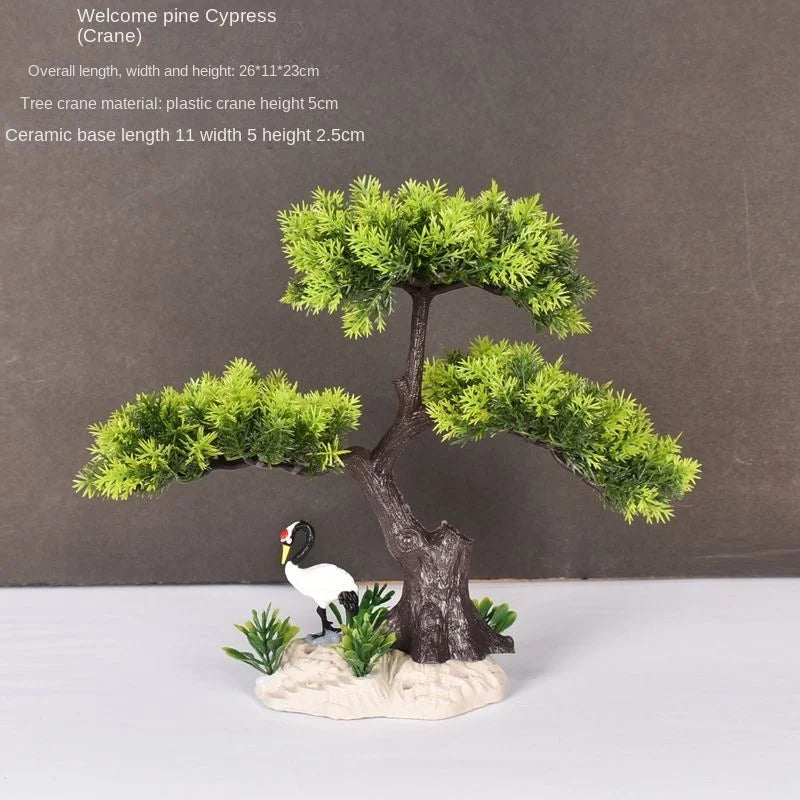 plante artificielle bonsaï en plastique pour décoration intérieure - vue 15 sur 41
