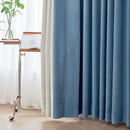 Rideau occultant moderne plissé pour salon chambre fenêtre