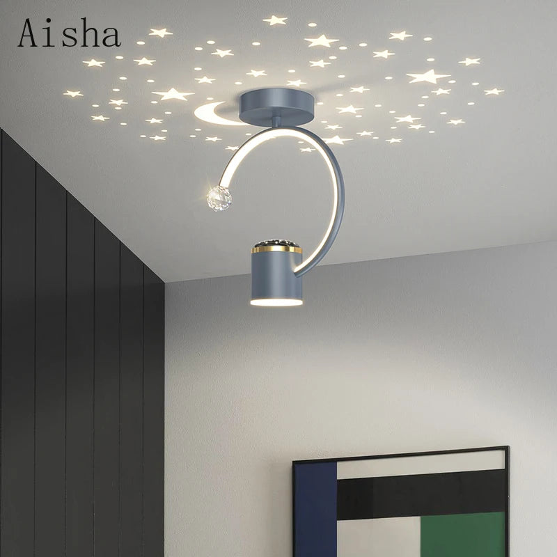 plafonnier créatif design moderne pour intérieur et extérieur - vue 6 sur 7