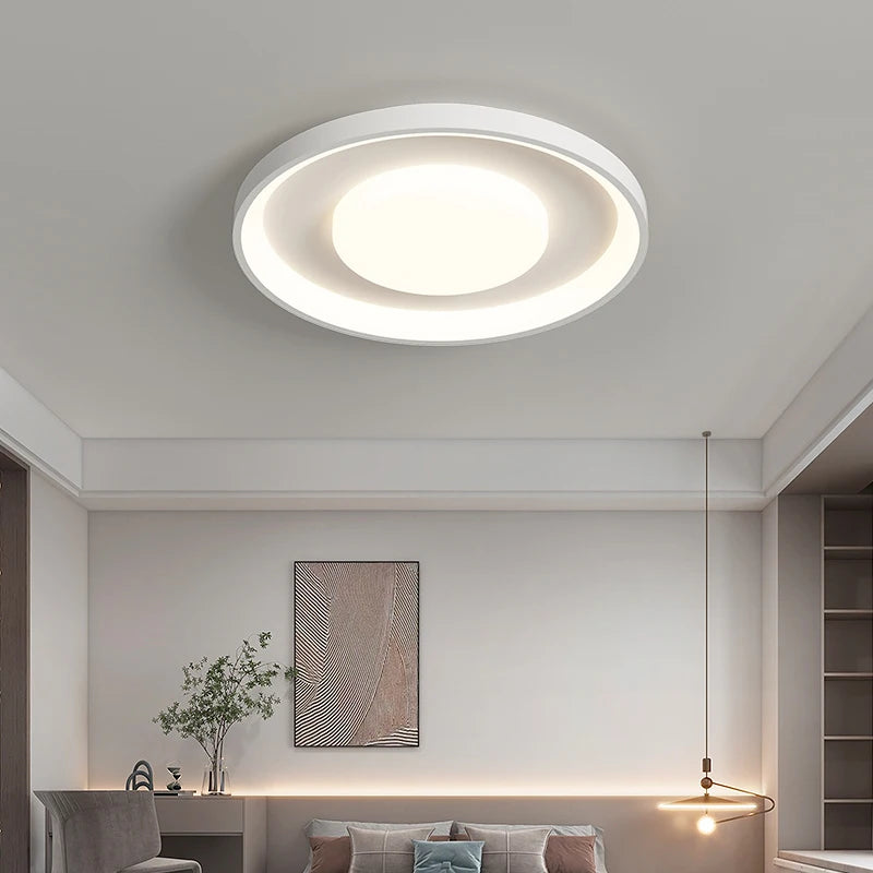 lustre led minimaliste moderne avec protection des yeux anti-bleue - vue 5 sur 12