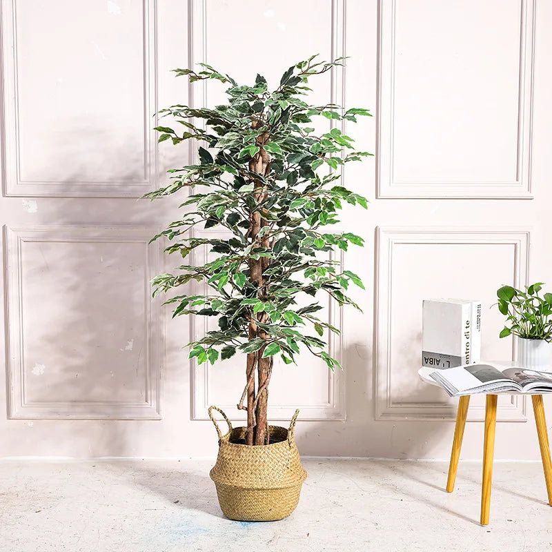 arbre de banyan artificiel en pot pour décoration intérieure et extérieure - vue 5 sur 8