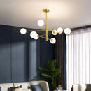 Modern glass pendant light in minimalist Nordic style for indoor decoration