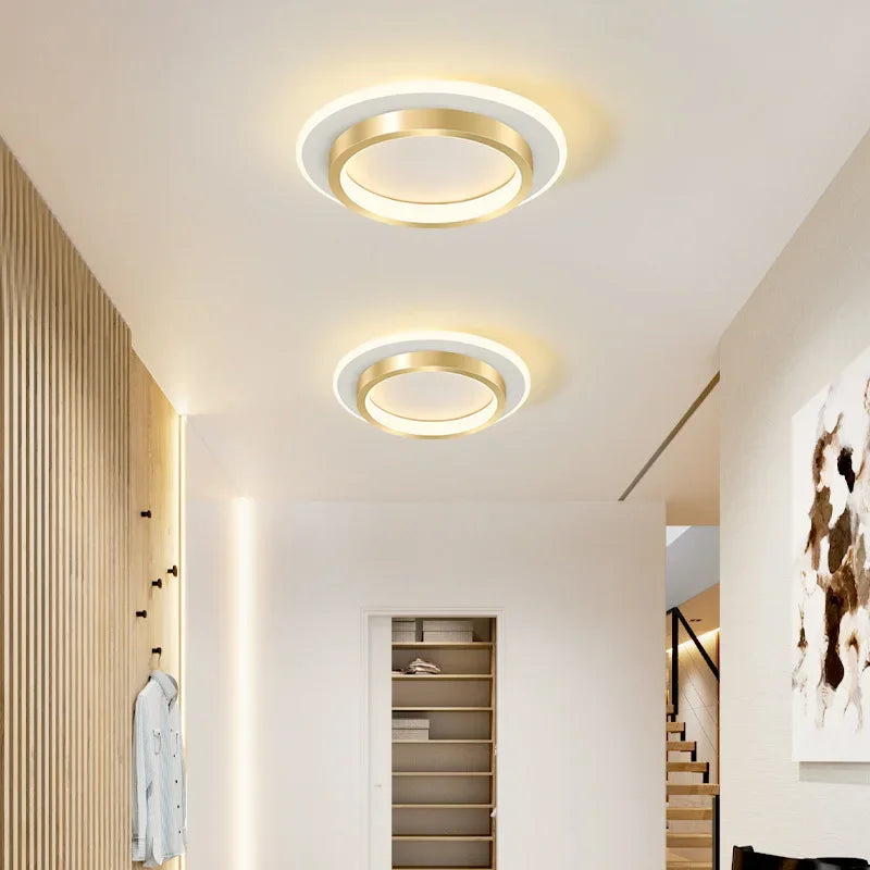 Moderne LED Allée Plafonnier Lustre Pour Couloir Escaliers Foyer Balcon Chambre Salle De Bains Luminaires Intérieur Lustre