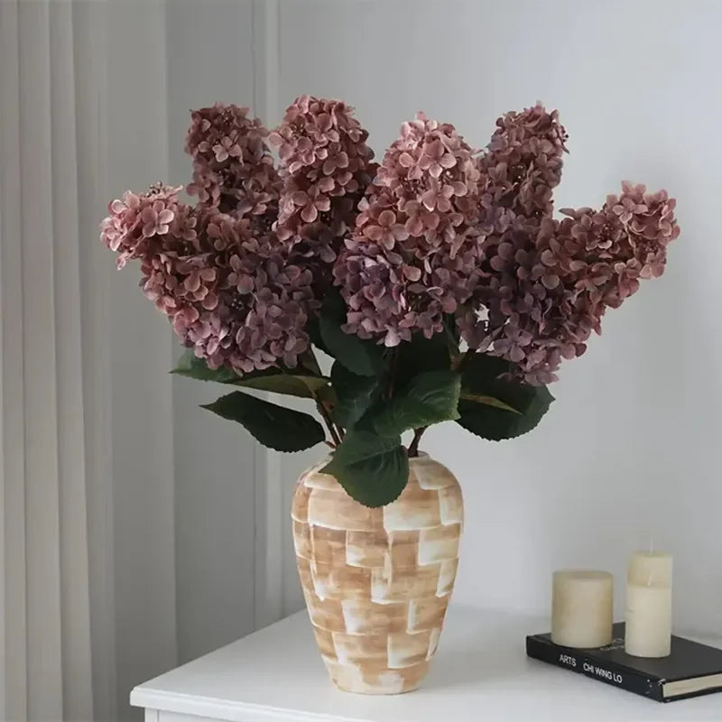 grande fleur d'hortensia artificielle pour décoration florale et mariage - vue 5 sur 11
