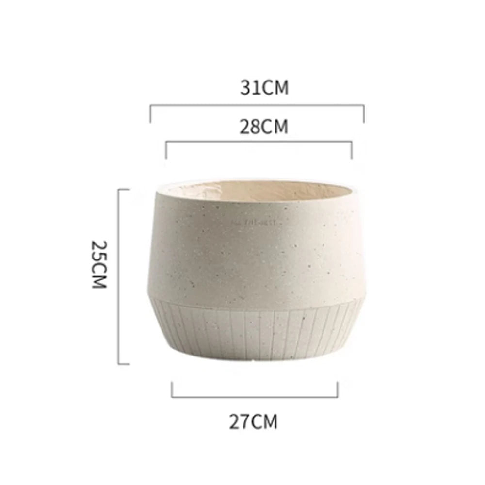 moule en silicone moderne pour pot de fleurs en béton léger et luxueux - vue 14 sur 22