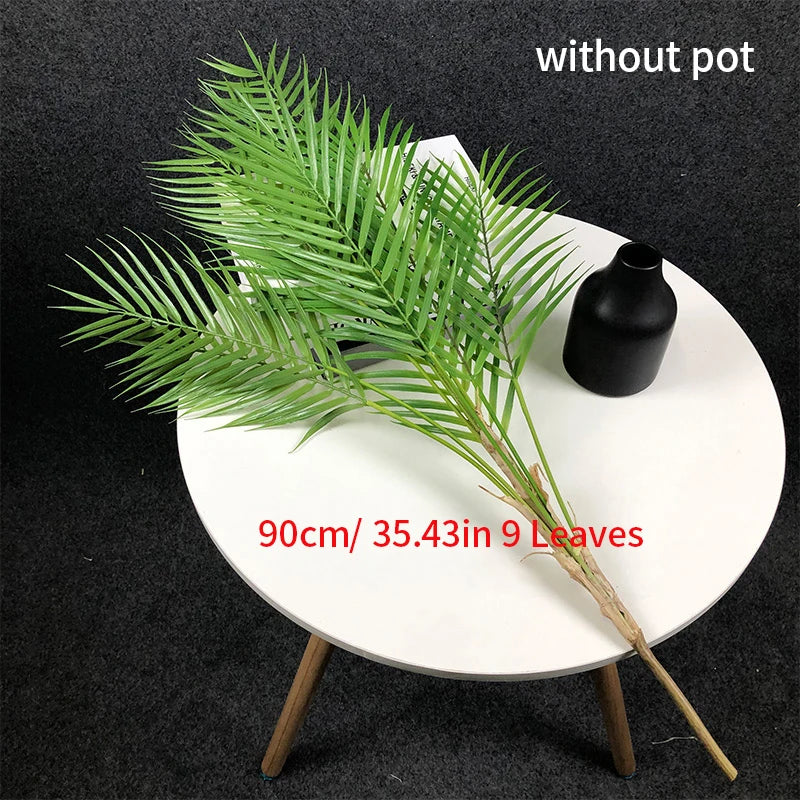 palmier artificiel monstera et fougère pour décoration intérieure extérieure - vue 9 sur 10