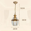 Suspension LED antiques pour balcon moderne