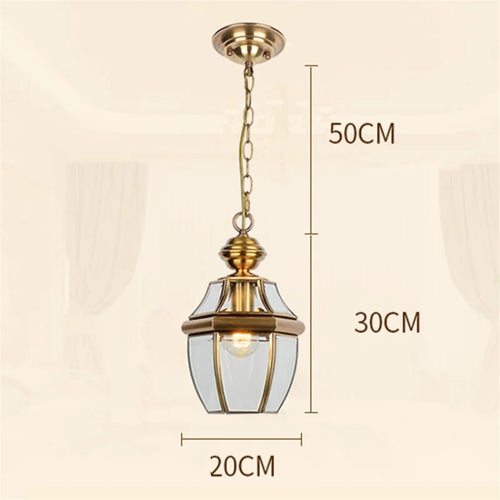 Suspension LED antiques pour balcon moderne