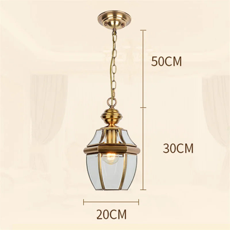 Suspension LED antiques pour balcon moderne - vue 7 sur 7