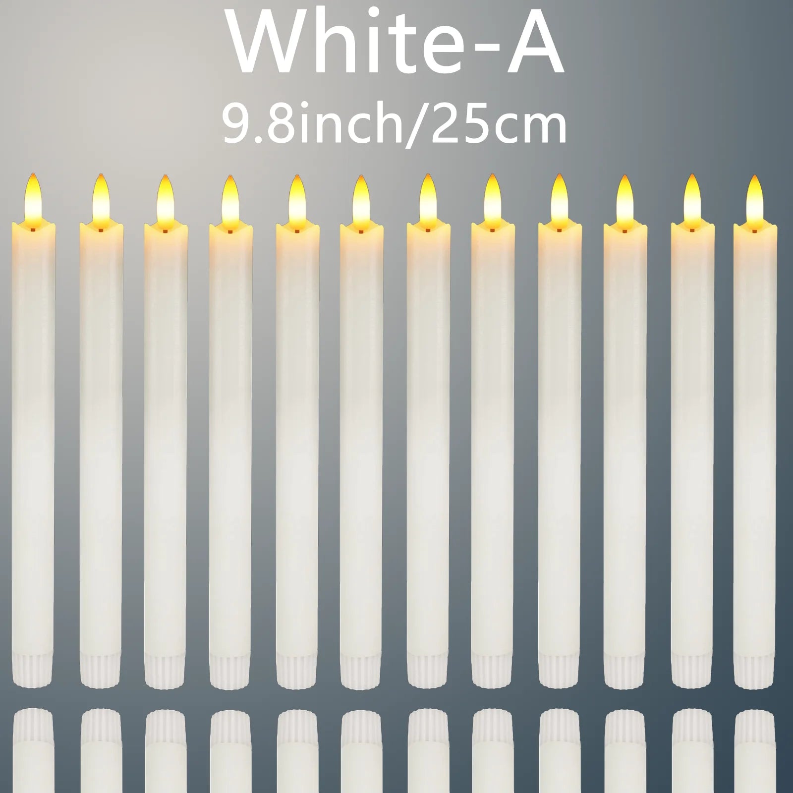 bougies LED décoratives scintillantes pour mariage et Halloween - vue 10 sur 14