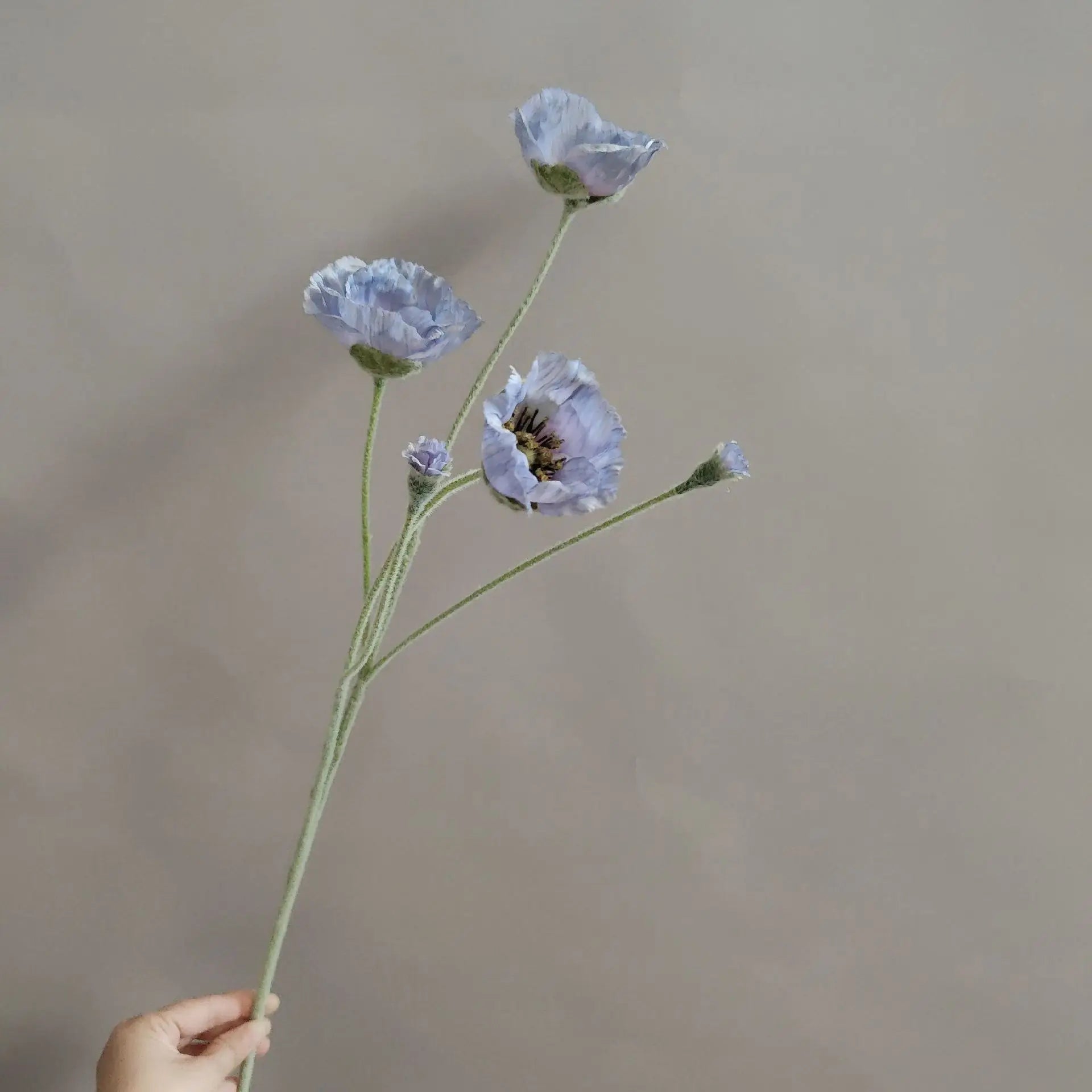 fleurs artificielles de pavot pour décoration mariage jardin et DIY - vue 15 sur 15