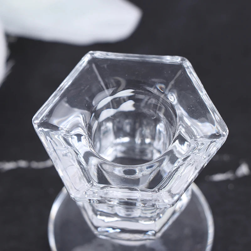 bougeoir en verre cristal pour mariage et décoration intérieure - vue 4 sur 9