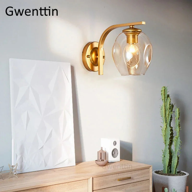 applique murale en verre teinté moderne à bulles pour décoration intérieure - vue 6 sur 15