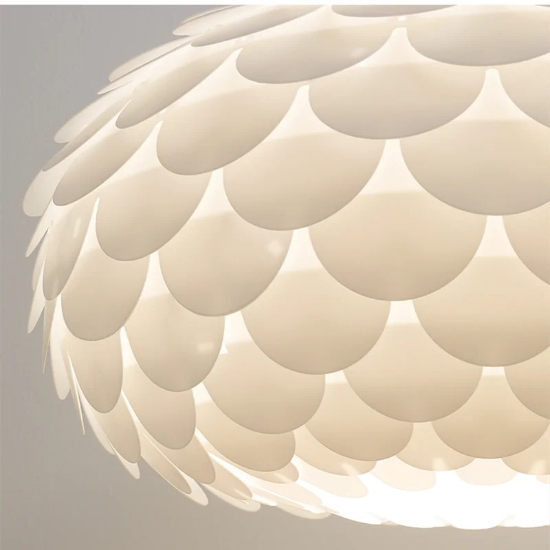 Minimalist Nordic PVC chandelier for furniture decor - vue 5 sur 11