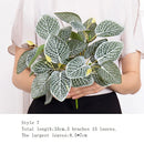 Artificial Grass Green Plants Wall Decor Accessories For Wedding,Plastic Monstera Fake Plants For Home Garden Bonsai Decoration