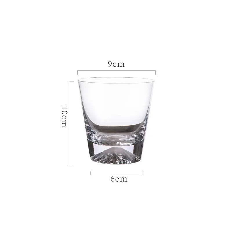 Ensemble 4 verres motif mont fuji montagne 310ml
