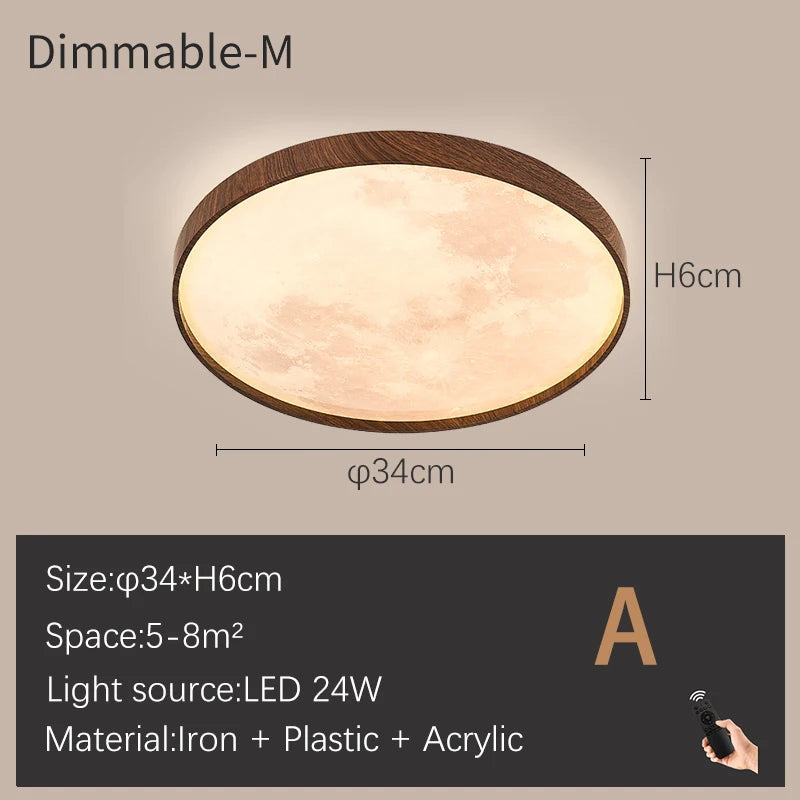 plafonnier moderne led à intensité variable - vue 17 sur 17