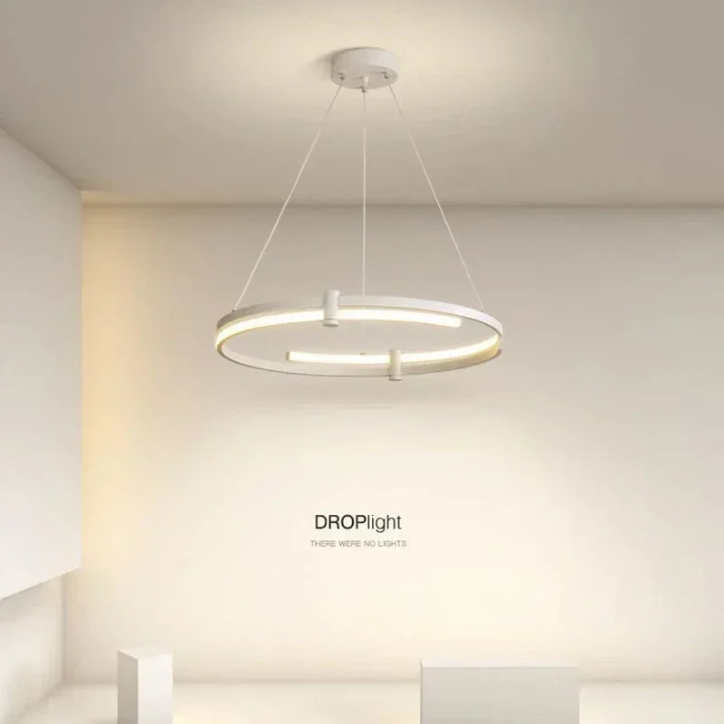 Plafonnier LED suspendu au design moderne - vue 7 sur 10