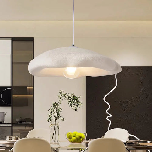 Nordic LED Wabi Sabi minimalist creative chandelier - vue 3 sur 10