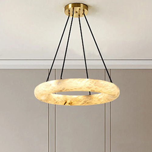 lustre en marbre naturel espagnol pour hôtel luxueux