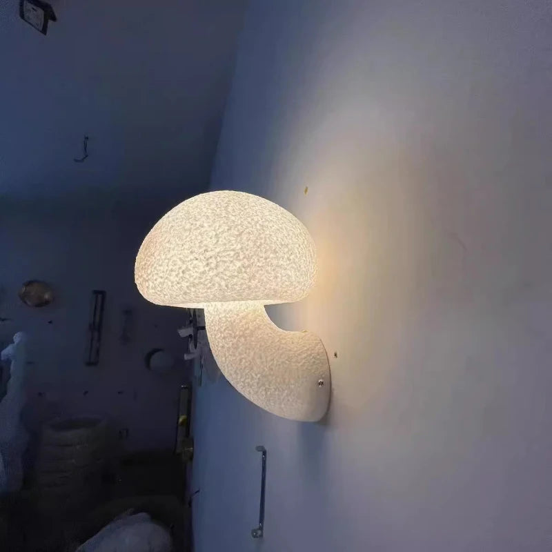 applique murale champignon design nordique pour intérieur extérieur - vue 6 sur 7