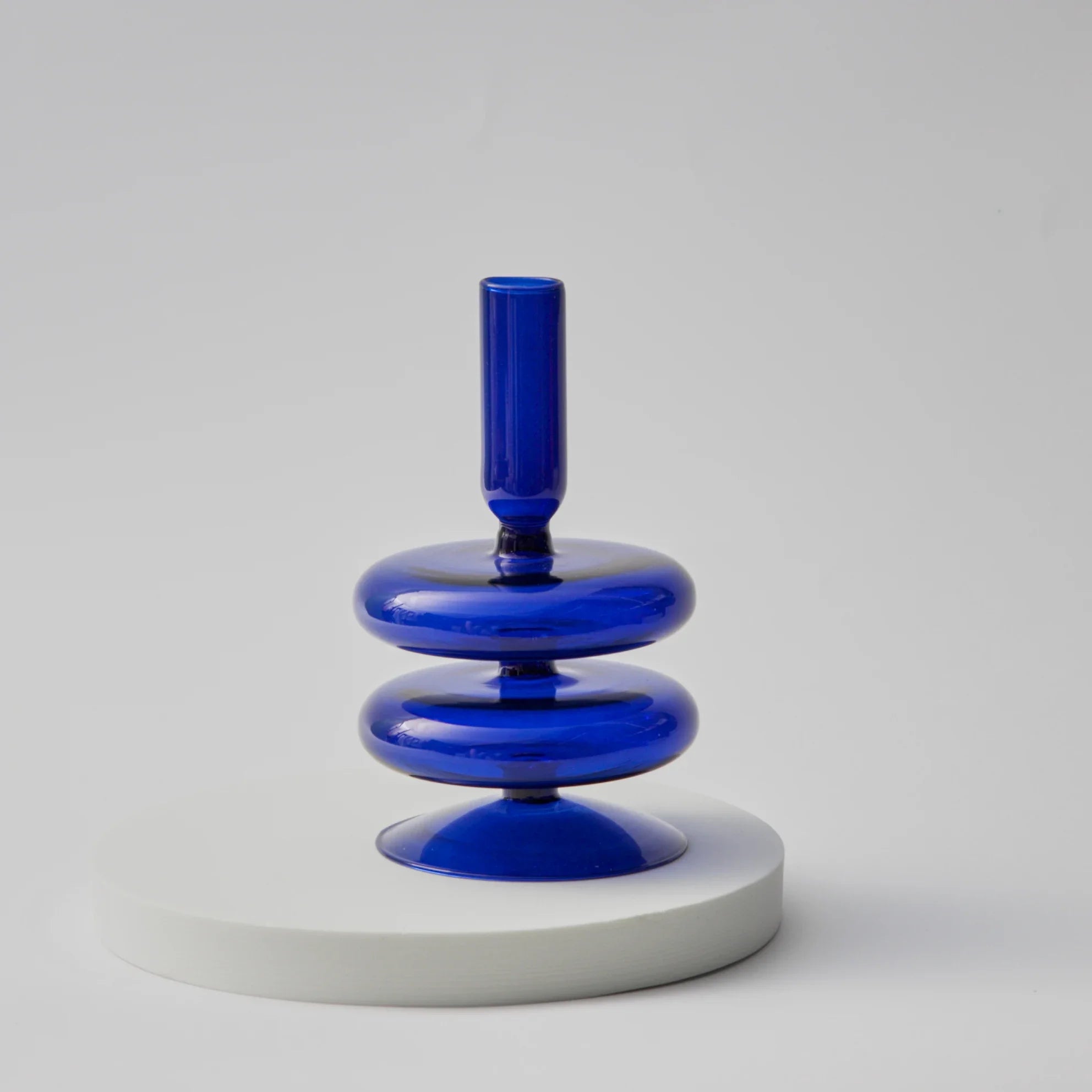 bougeoir décoratif en verre moderne pour événements et décoration intérieure - vue 4 sur 16