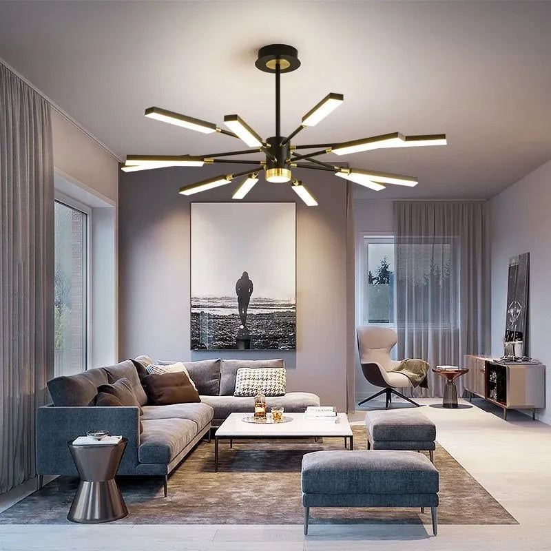 lustre moderne à suspension pour décoration intérieure et éclairage nordique - vue 7 sur 10