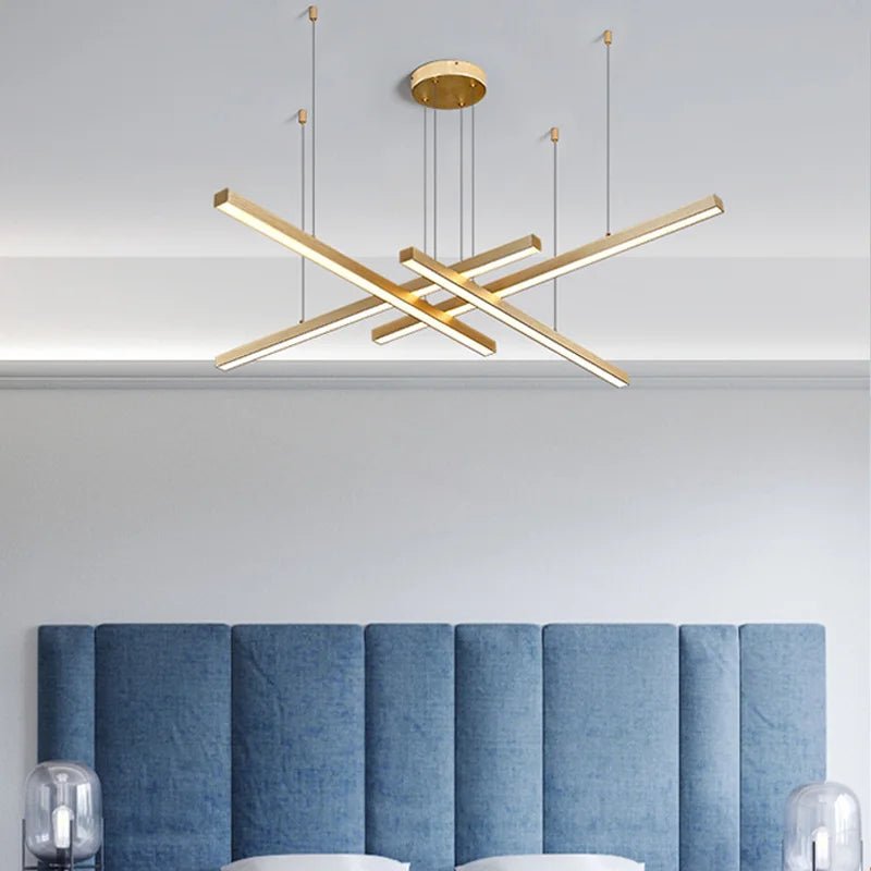 plafonnier led suspendu au design nordique moderne décoratif intérieur