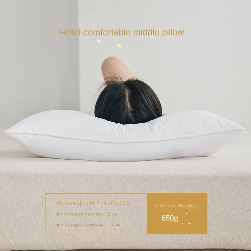 Hotel Collection Bed Pillows for Sleeping King Size Soft, CoolingLuxury Gel Pillow for Back Stomach or Side Sleeper 48X74cm 1PC - vue 7 sur 9