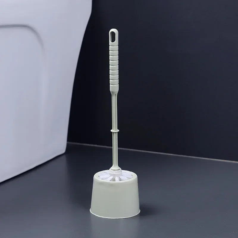 brosse de toilette avec support et poils souples pour nettoyage rapide - vue 7 sur 8