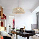 Lustre en corde de chanvre de style japonais
