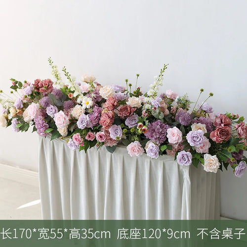 arrangement de fleurs artificielles pour décoration de mariage et événements