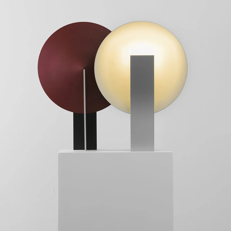 Orbe minimalist designer table lamp for living room, bedroom, bedside, study, or office - vue 3 sur 7