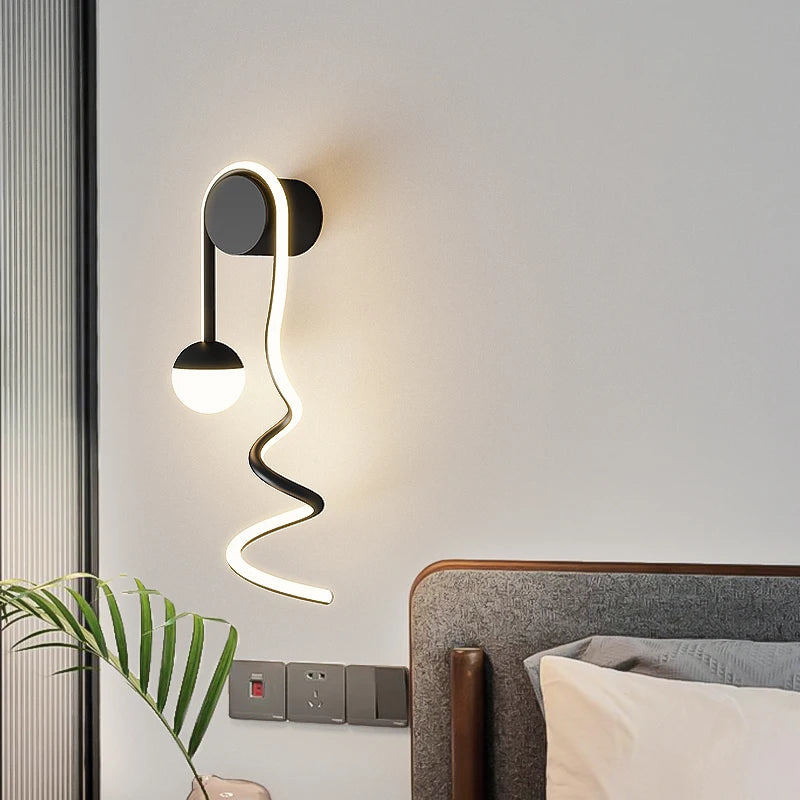 applique murale led décorative idéale pour fond de télévision