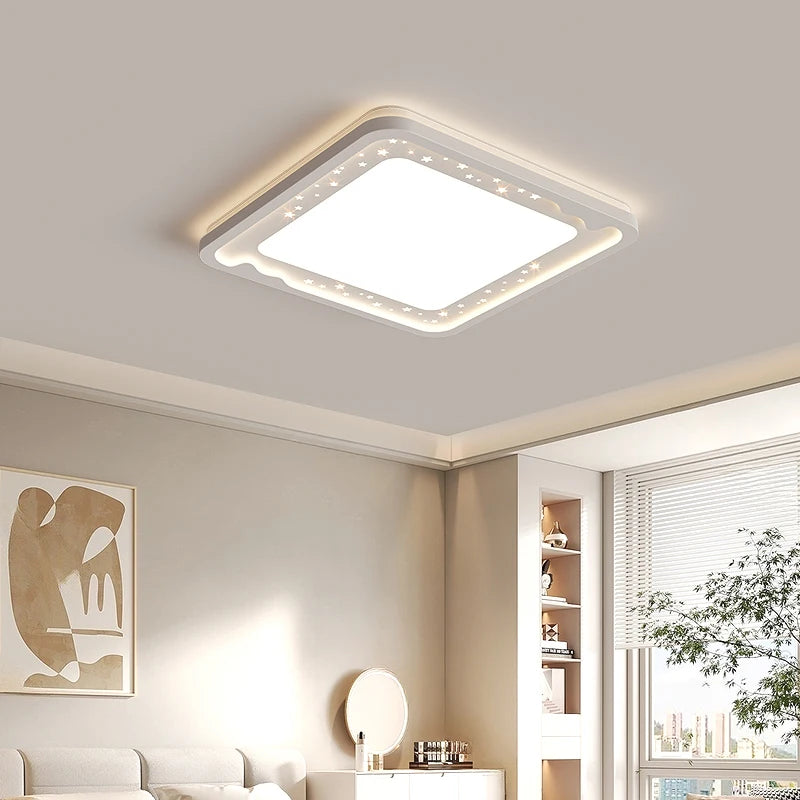 plafonnier moderne éclairage intérieur chaleureux ciel étoilé - vue 3 sur 9