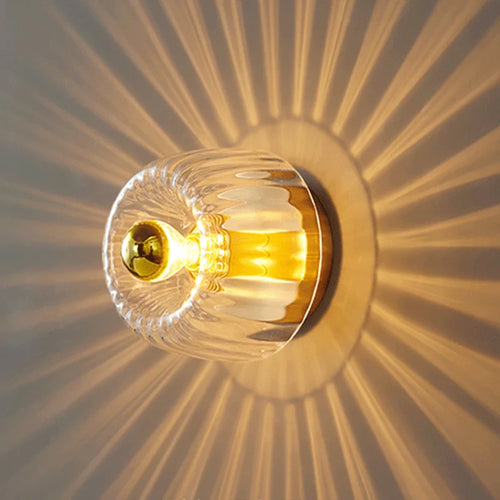 applique murale en verre pour décoration intérieure moderne