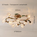 Plafonnier Led blanc fleur campagne française déco intérieur Villa salon couloir style américain