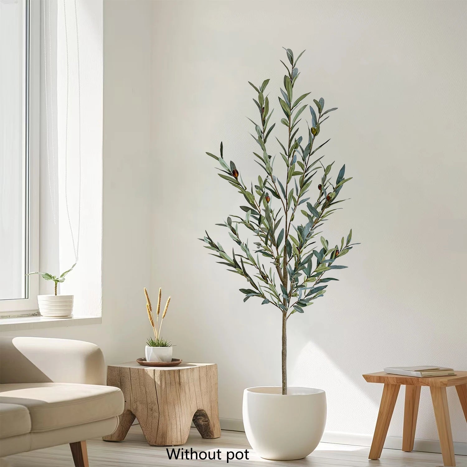 arbre artificiel d'olivier réaliste pour décoration intérieure et extérieure