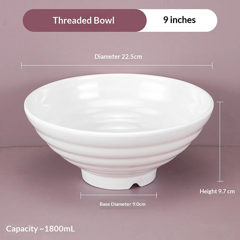 bol ramen melamine epais resistant style japonais cuisine - vue 12 sur 12