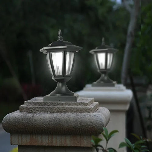 lampe solaire extérieure pour décoration de jardin et clôture